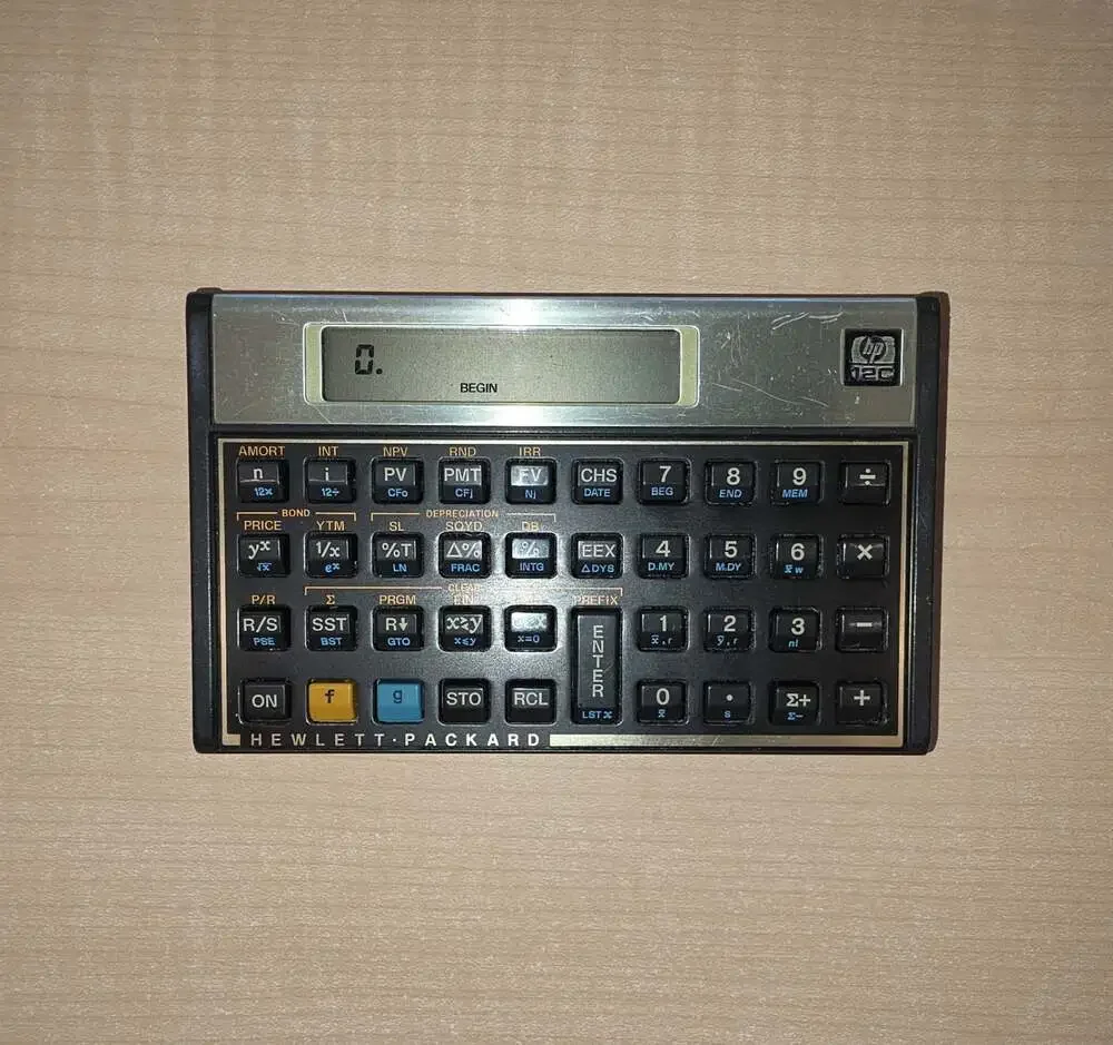 Hewlett Packard HP 12C Financial Calculator